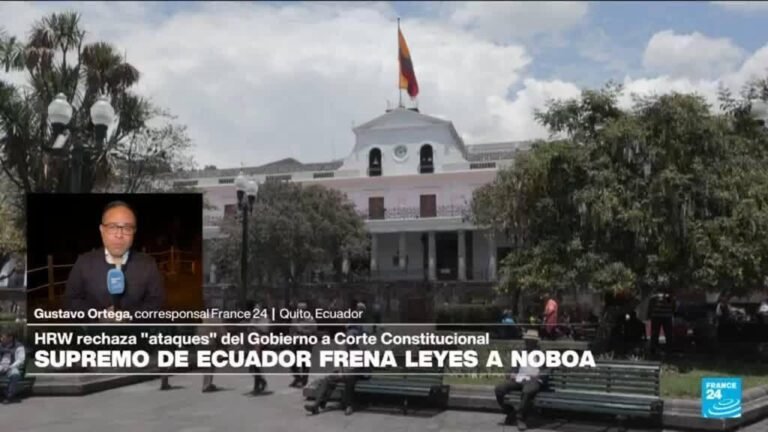 Informe desde Quito: tensiones entre el Gobierno de Noboa y la Corte Constitucional