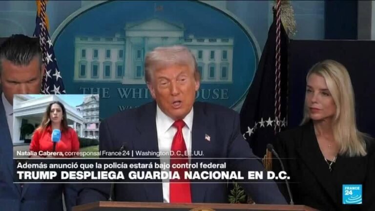 Informe desde Washington: Trump despliega guardia nacional en la capital