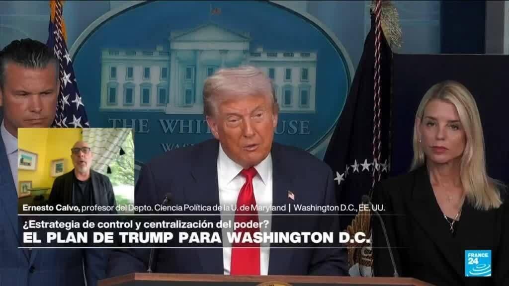 Ernesto Calvo: "Interés de Trump al militarizar Washington es claramente político"