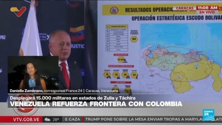 Informe desde Caracas: Gobierno de Maduro anuncia despliegue de militares en frontera con Colombia