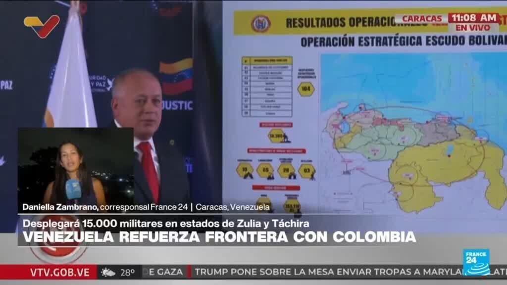 Informe desde Caracas: Gobierno de Maduro anuncia despliegue de militares en frontera con Colombia