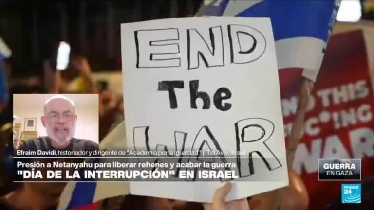 Efraim Davidi: “La gente en Israel está indignada porque la guerra en Gaza se sigue prolongando"