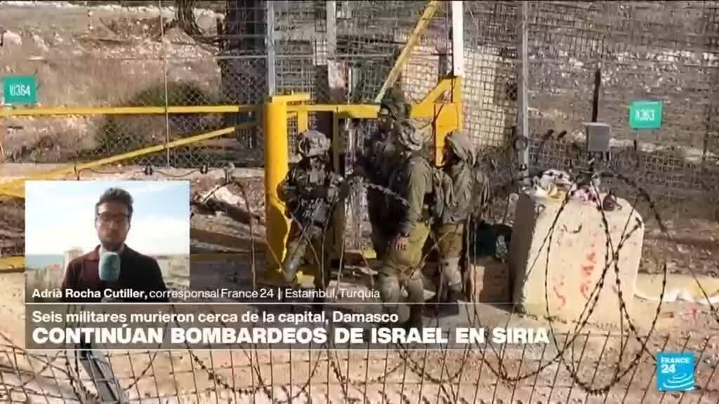 Informe desde Estambul: ataque israelí en Damasco mató a seis soldados