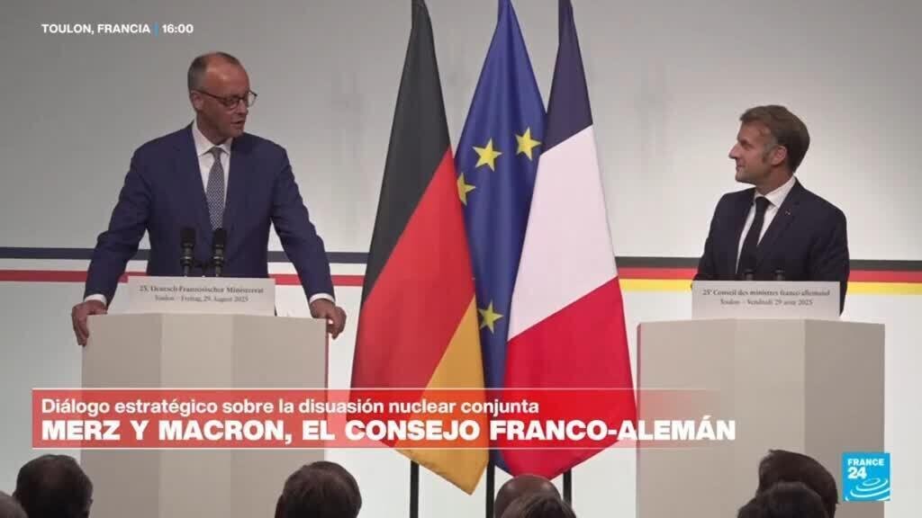 Macron y Merz se reúnen en Francia para tratar temas de seguridad y economía