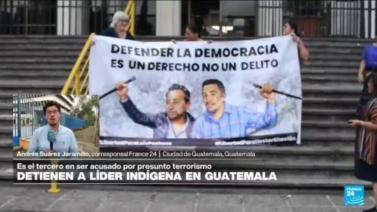 Informe desde Ciudad de Guatemala: detienen a líder indígena acusado de "terrorismo"