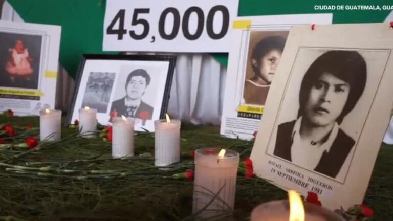 Guatemala conmemora más de 45.000 desaparecidos en dictaduras militares