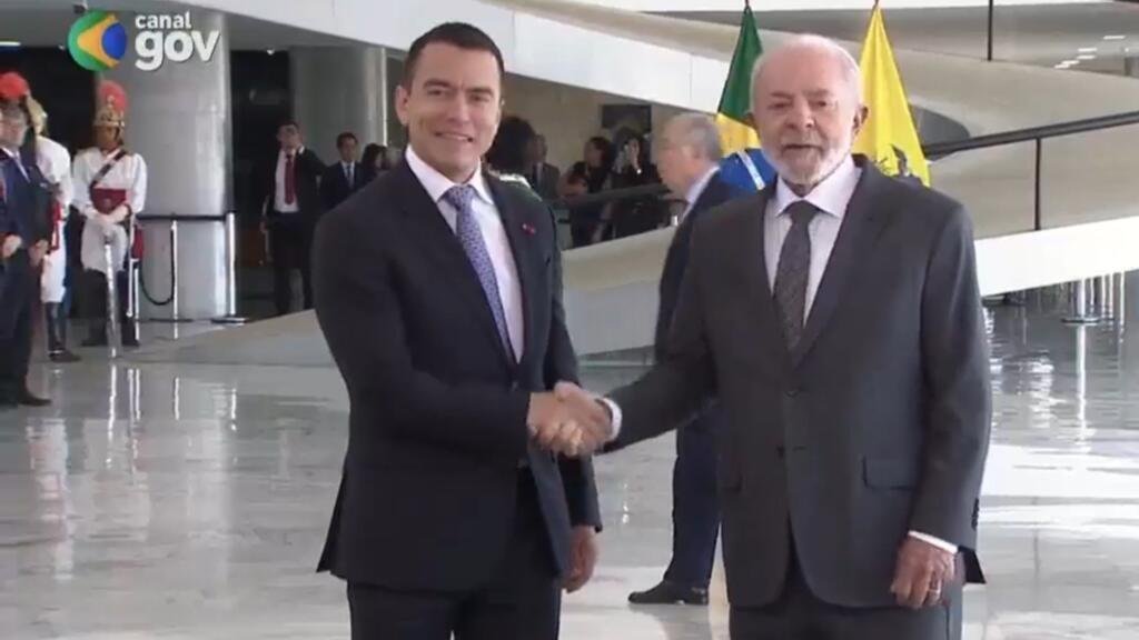 Lula y Noboa se reúnen en Brasil para reforzar alianza económica en medio de guerra comercial