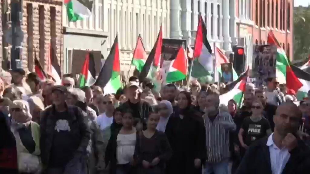 Manifestantes propalestinos en el mundo piden “detener el genocidio”