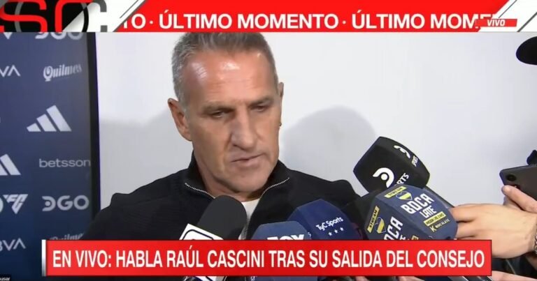 Raúl Cascini habló tras su salida del Consejo de Fútbol de Boca: "Como yo ya no trabajo más en el club a partir de ahora nos vamos a ver las caras"