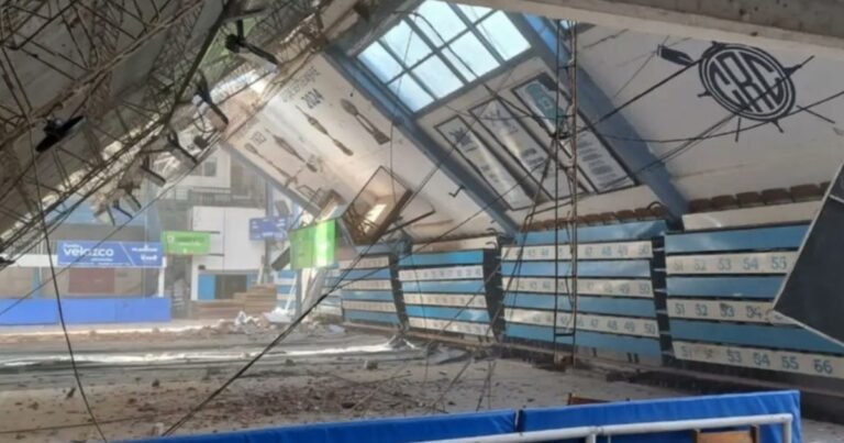 Se desplomó el techo del estadio de Regatas Corrientes: no hubo heridos y se suspendió el show de la banda uruguaya Cuarteto de nos