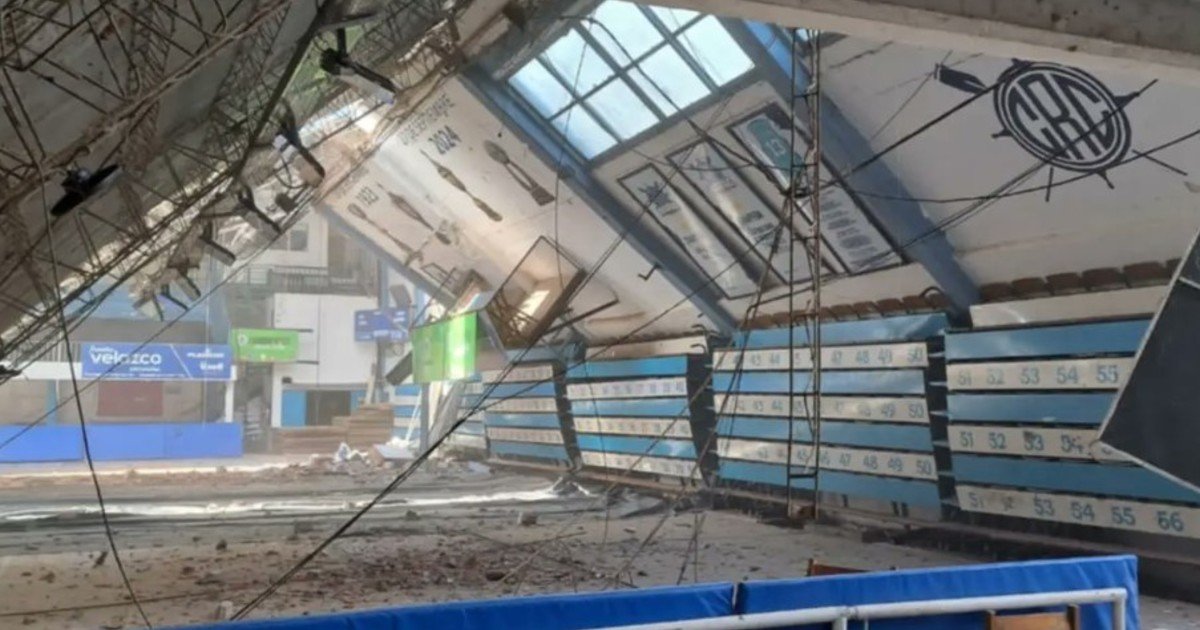 Se desplomó el techo del estadio de Regatas Corrientes: no hubo heridos y se suspendió el show de la banda uruguaya Cuarteto de nos