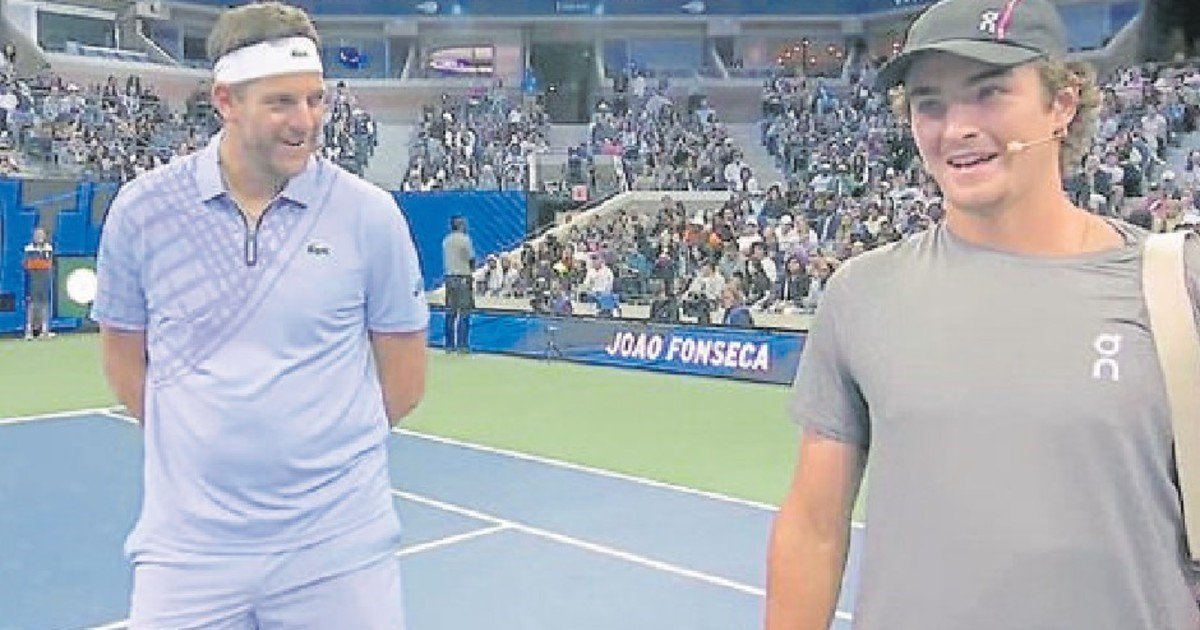 Del Potro volvió a ser feliz en Nueva York: jugó con Fonseca y vencieron a Roddick y Michelsen en una nueva edición de "Stars at the Open"