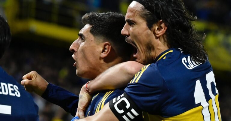 Cavani y Merentiel, los socios del gol: los uruguayos se sacaron la espina y la Bombonera volvió a sonreír