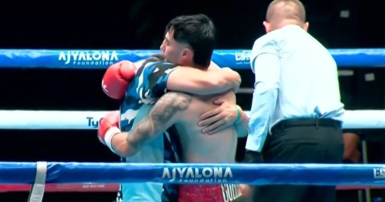 Mirco Cuello demolió a Sergio Ríos con un nocaut electrizante y se consagró campeón del mundo pluma de la AMB