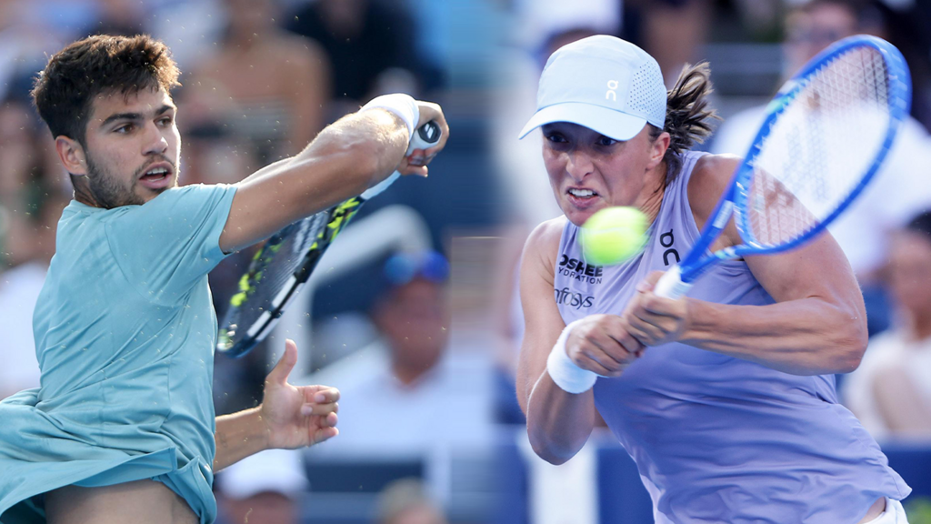 Abierto de Estados Unidos con la cima en juego: Alcaraz y Swiatek apuestan por volver al número uno