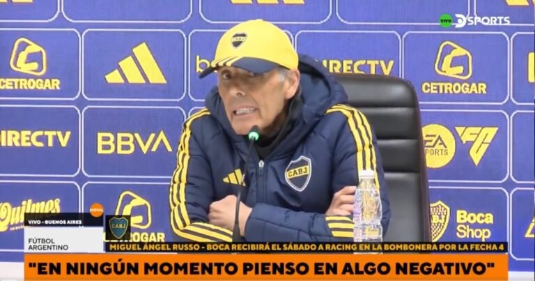 Miguel Russo y el presente de Boca: "Nosotros y el Consejo estamos buscando lo que más nos gusta, que es ganar"