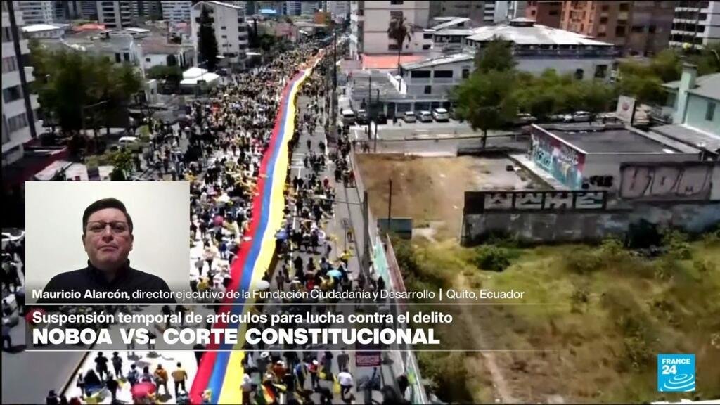 Mauricio Alarcón: "Quieren responsabilizar a la Corte (de Ecuador) por la inoperancia del Gobierno"