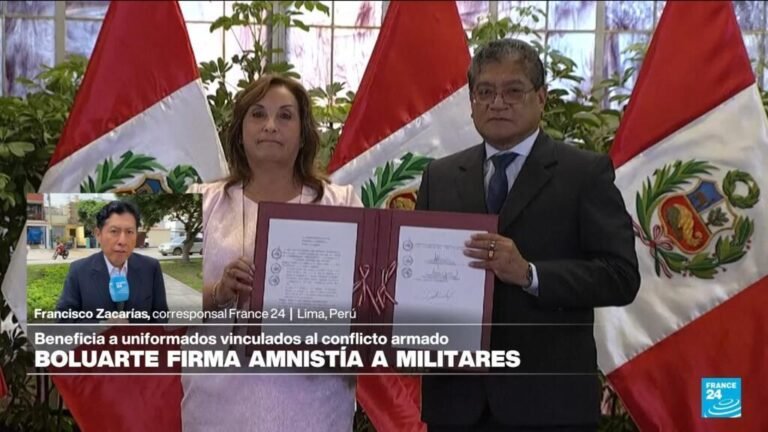 Informe desde Lima: Dian Boluarte promulgó ley de amnistía para policías y militares