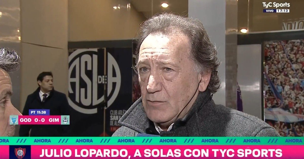 Julio Lopardo y la crisis de San Lorenzo: "O renuncia Moretti o que se haga cargo del club"