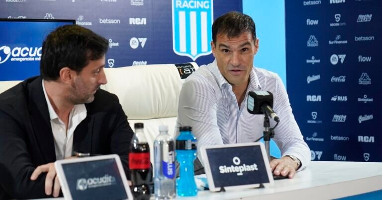 La particular mirada de Sebastián Saja, el mánager de Racing: "El plantel mejoró con la salida de Salas"