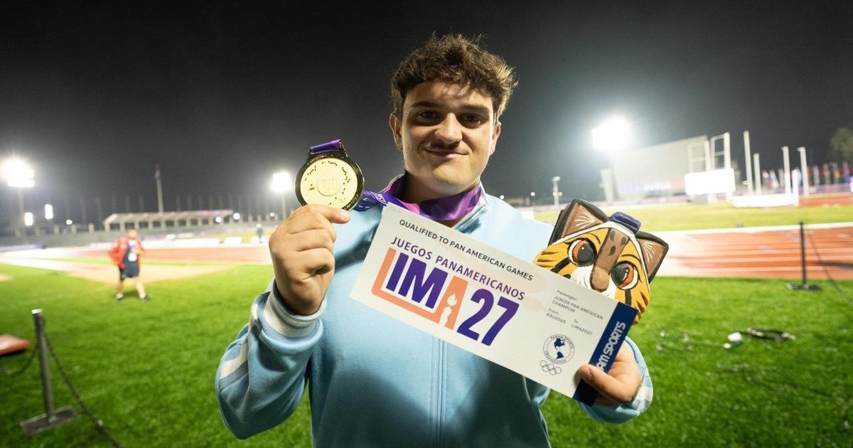 El argentino que ganó el oro en los Juegos Panamericanos Junior cuenta su historia: "Sería genial poder tener una bala propia"