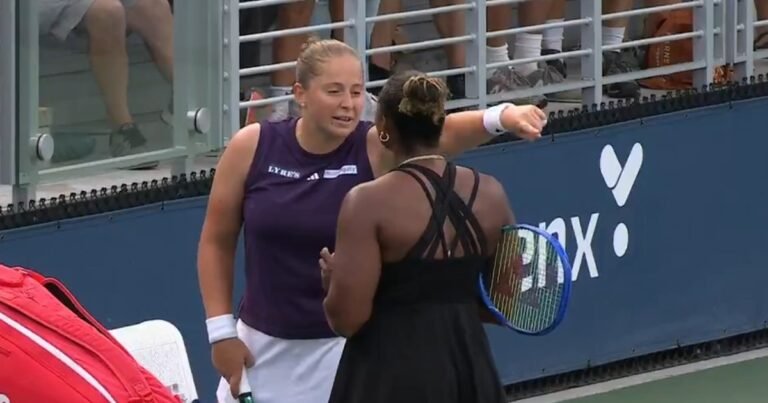 Barro total entre Ostapenko y Townsend en el US Open: las dos tenistas quedaron cara a cara, se dijeron de todo y la siguieron en las redes