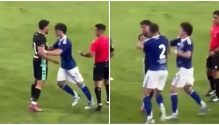 Amistoso a las piñas: Perrone, a las piñas y escándalo entre Betis y Como