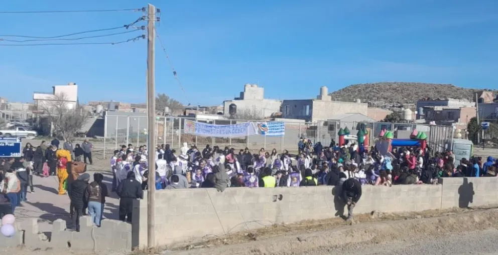 Celebraron el Día del Niño con juegos y murga en el Stella Maris
