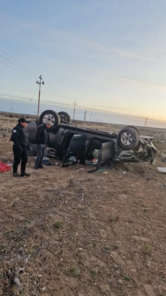 Vuelco en la Ruta Provincial N° 12: cuatro personas resultaron heridas