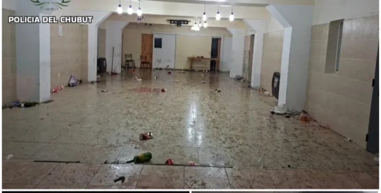 Otro caso de fiesta clandestina con menores en Comodoro: disturbios y cinco demorados