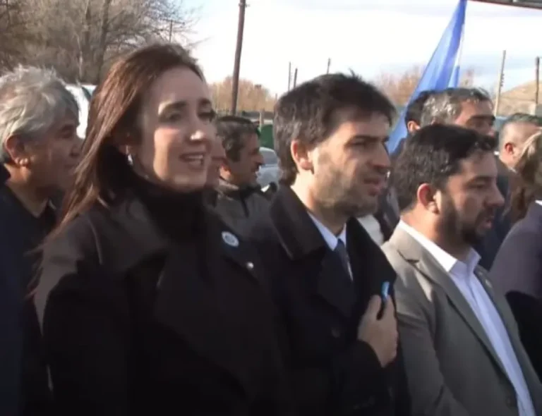 Victoria Villarruel, presente en Río Mayo por sus 90 años