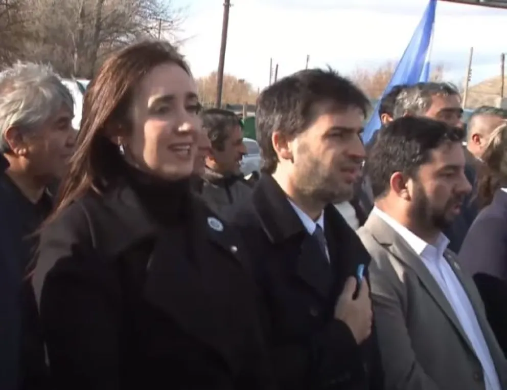 Victoria Villarruel, presente en Río Mayo por sus 90 años