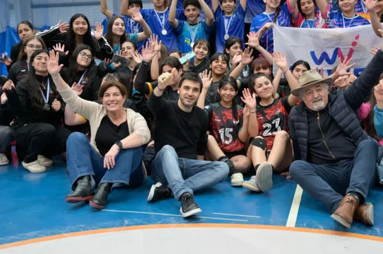 Juegos Evita Chubutenses: Torres acompañó a más de 200 jóvenes en las instancias finales de vóley