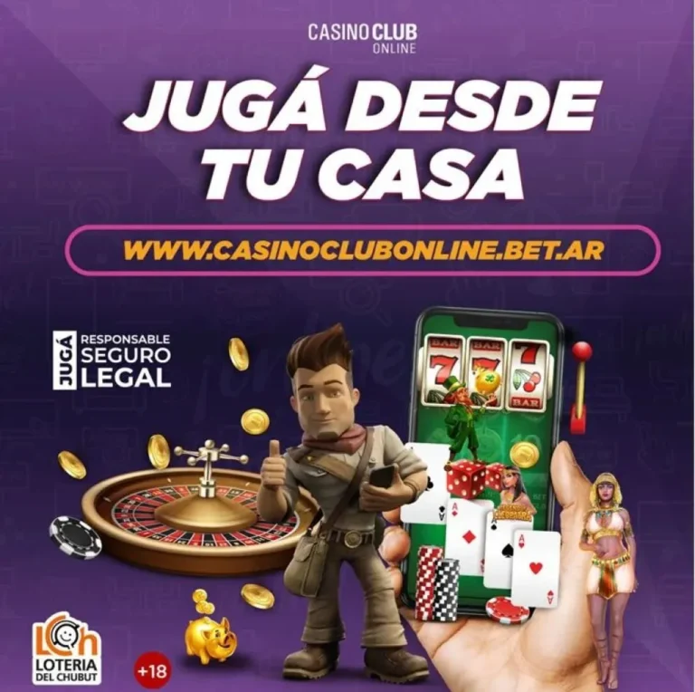 Casino Club lanza su plataforma de juego online en Chubut