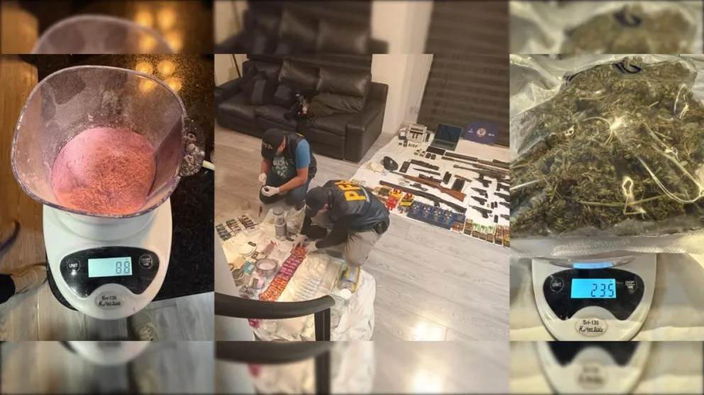 Cayó un productor de drogas de diseño con armas y estupefacientes en su poder