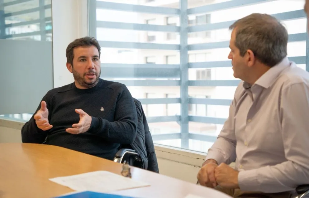 Ostoich busca acelerar y ordenar junto a Camuzzi  las obras de gas que se encuentran activas