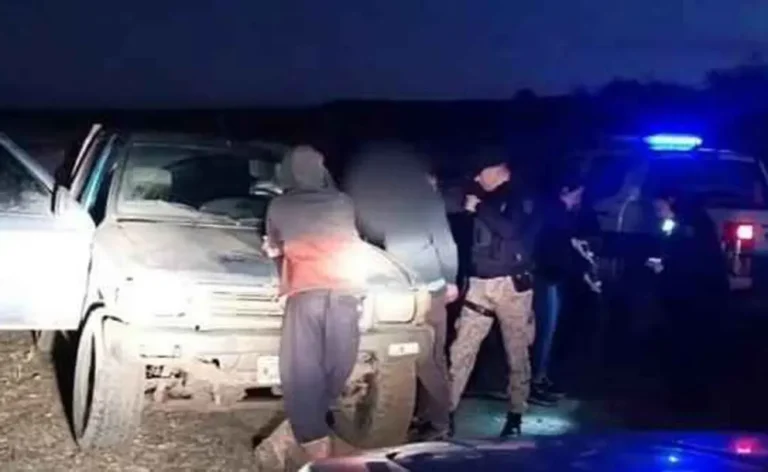 Secuestran armas y carne transportada ilegalmente en Sarmiento