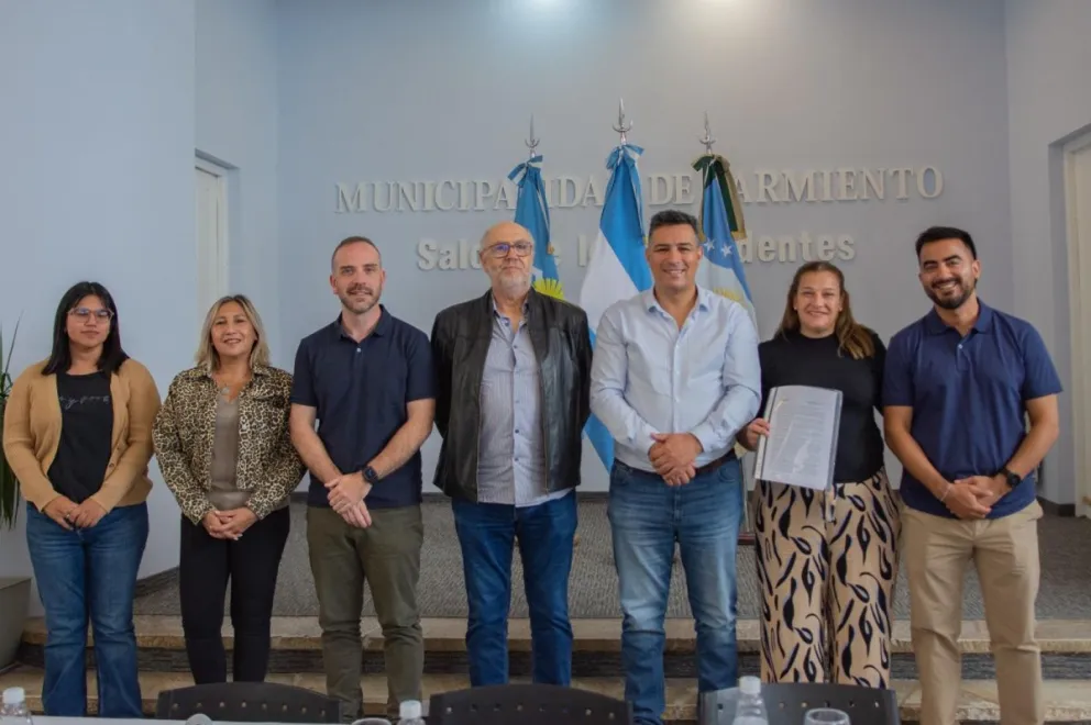 Balochi impulsa en Sarmiento la jerarquización de los accesos a la ciudad