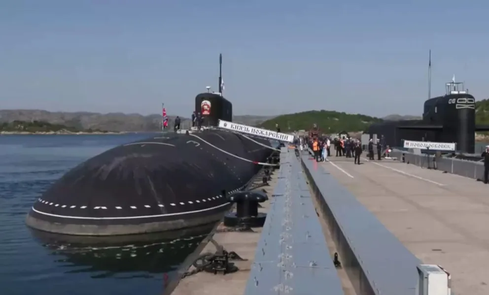 Rusia refuerza su flota con el arribo del nuevo submarino nuclear Kniaz Pozharski al Ártico