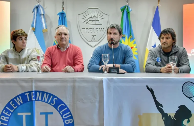 Merino presentó el M25 Trelew Open: tenis mundial y turismo local