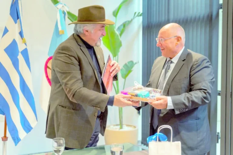 Othar recibió al embajador de Grecia en Argentina