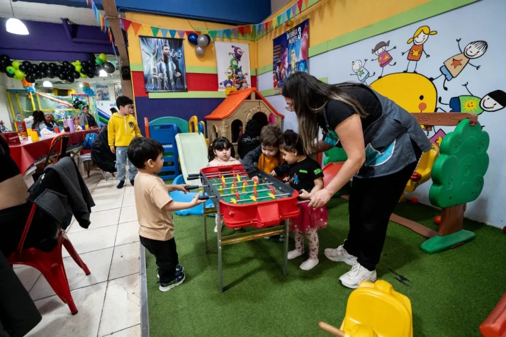 Niños y niñas del jardín maternal CPB San Martín disfrutaron una jornada recreativa