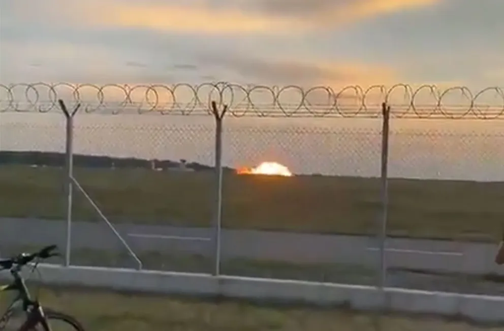 Tragedia en Polonia: un avión F-16 se estrelló durante un ensayo aéreo