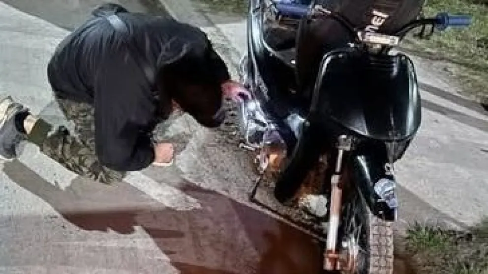 Joven detenido por conducir moto con patente falsa y pedido de secuestro vigente