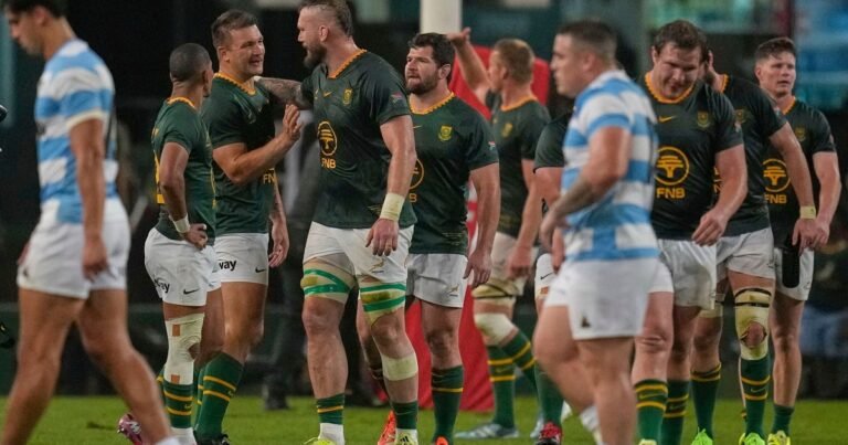 Los Springboks fueron una aplanadora y destrozaron el sueño de Los Pumas en el Rugby Championship