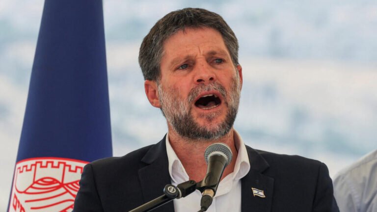 Ministro israelí Bezalel Smotrich pide anexión de Cisjordania y una "mayoría judía" en el territorio