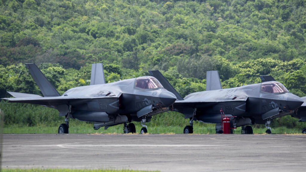 Tensiones en el Caribe: cinco F-35 estadounidenses aterrizaron en Puerto Rico