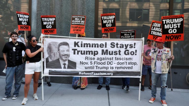 La libertad de expresión bajo la lupa en EE. UU. tras la cancelación del show de Jimmy Kimmel