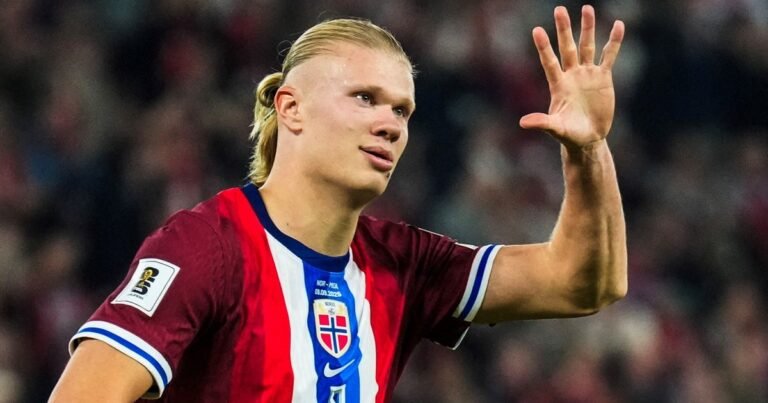 Un Haaland bestial se despachó con cinco goles y Aasgaard aportó otros cuatro para ¡el 11-1! de Noruega sobre Moldavia que complica a Italia