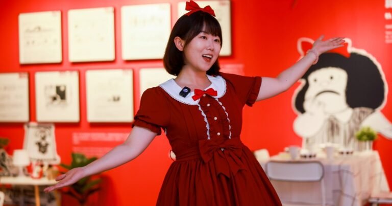 Mafalda en China: una muestra en Shanghái celebra los 60 años de la historieta de Quino